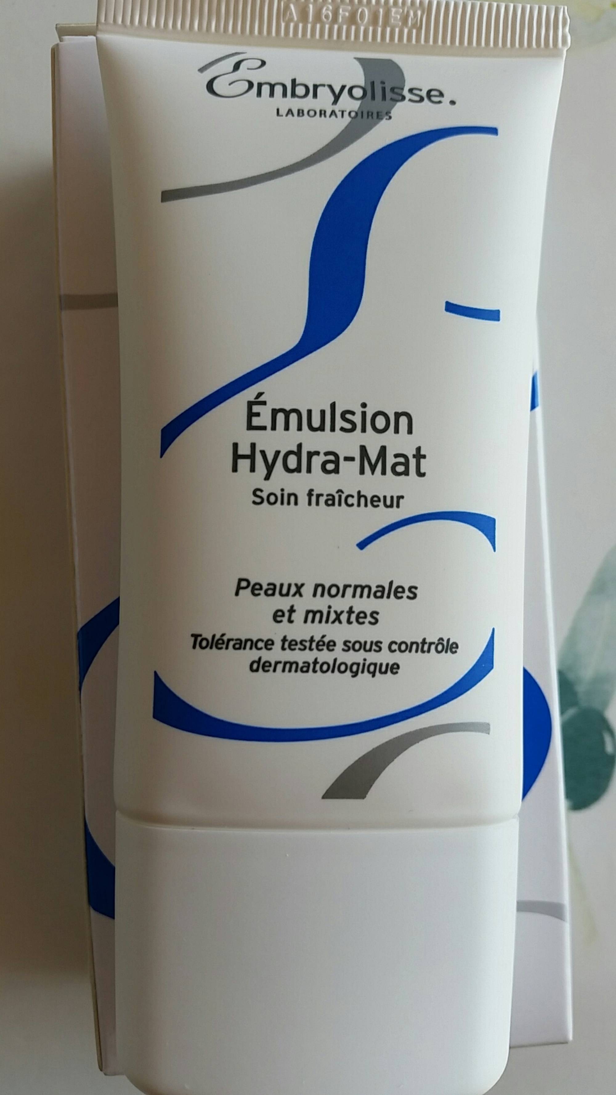 EMBRYOLISSE - Emulsion hydra-mat