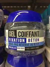 MONOPRIX - Gel coiffant fixation béton