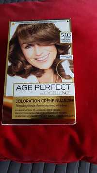 L'ORÉAL - Excellence Age perfect - Coloration crème nuancée - 5.03 châtain clair doré lumineux
