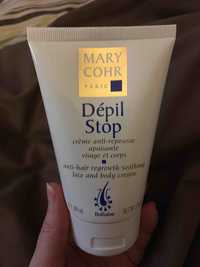 MARY COHR - Dépil stop - Crème anti-repouse apaisante visage et corps