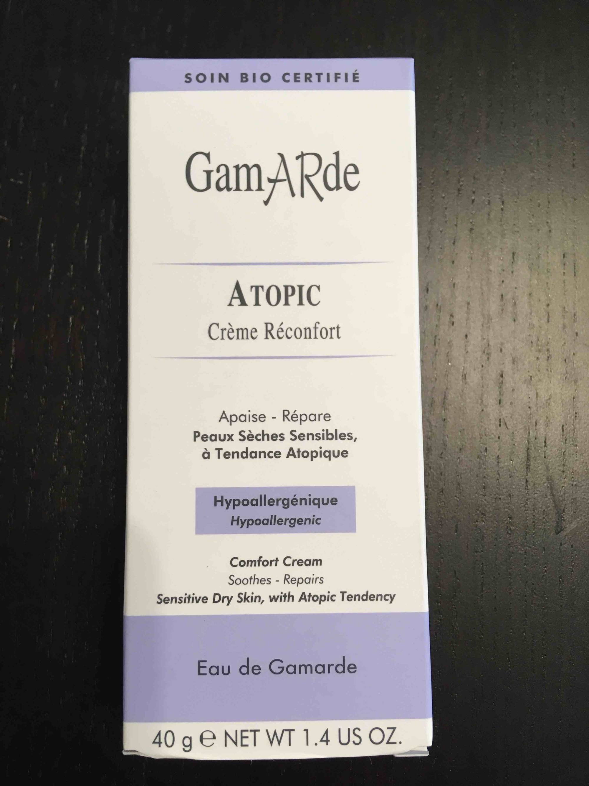 GAMARDE - Atopic - Crème réconfort