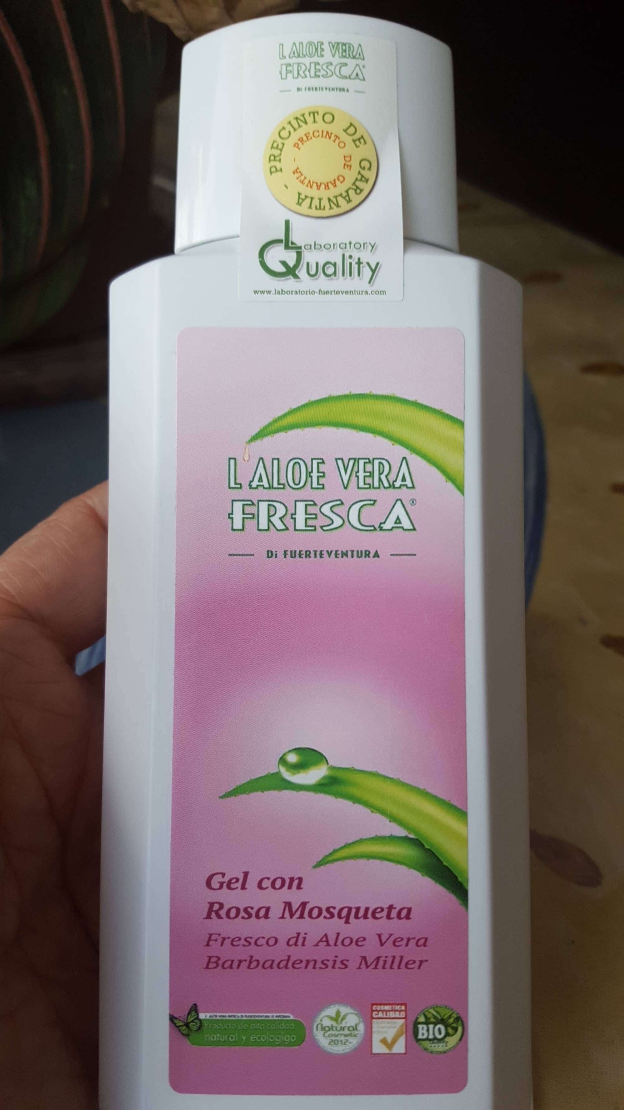 LABORATORIO FUERTEVENTURA - L'Aloe vera fresca - Gel con rosa mosqueta 