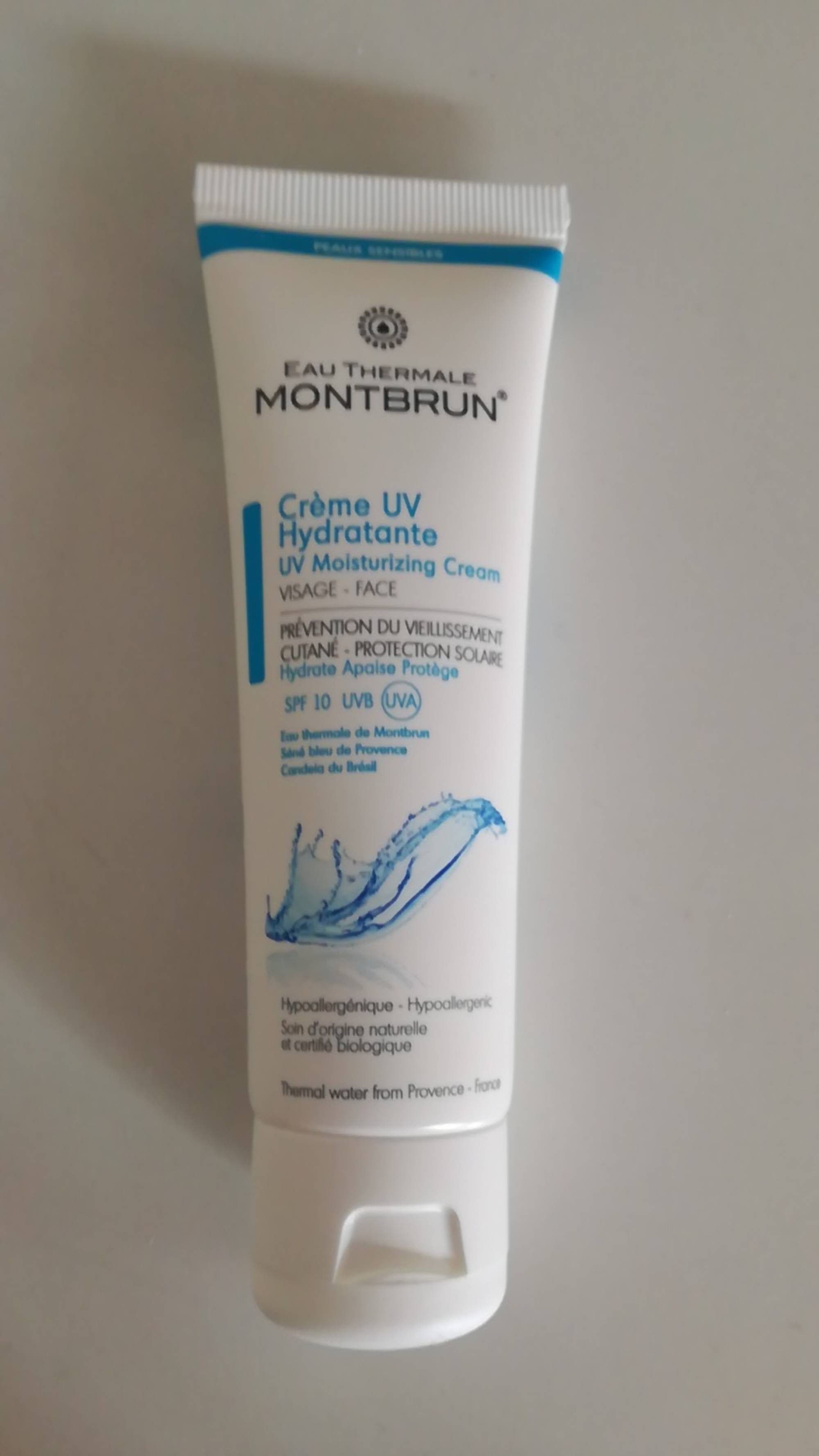 EAU THERMALE MONTBRUN - Crème UV hydratante SPF 10