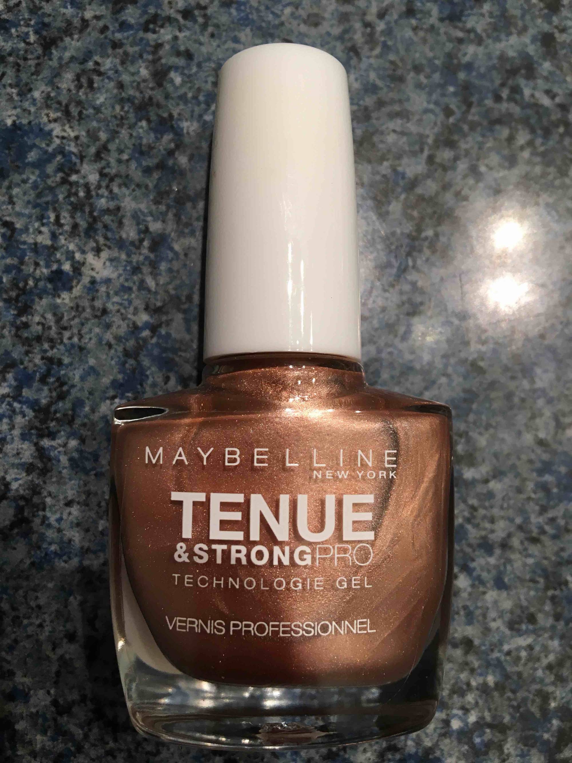 MAYBELLINE - Tenue & strong pro - Vernis professionnel 19-Brun immuable 