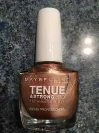 MAYBELLINE - Tenue & strong pro - Vernis professionnel 19-Brun immuable 