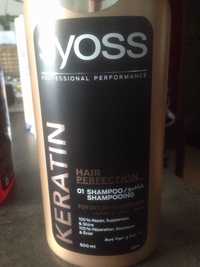SYOSS - Keratin hair perfection - Shampooing 01