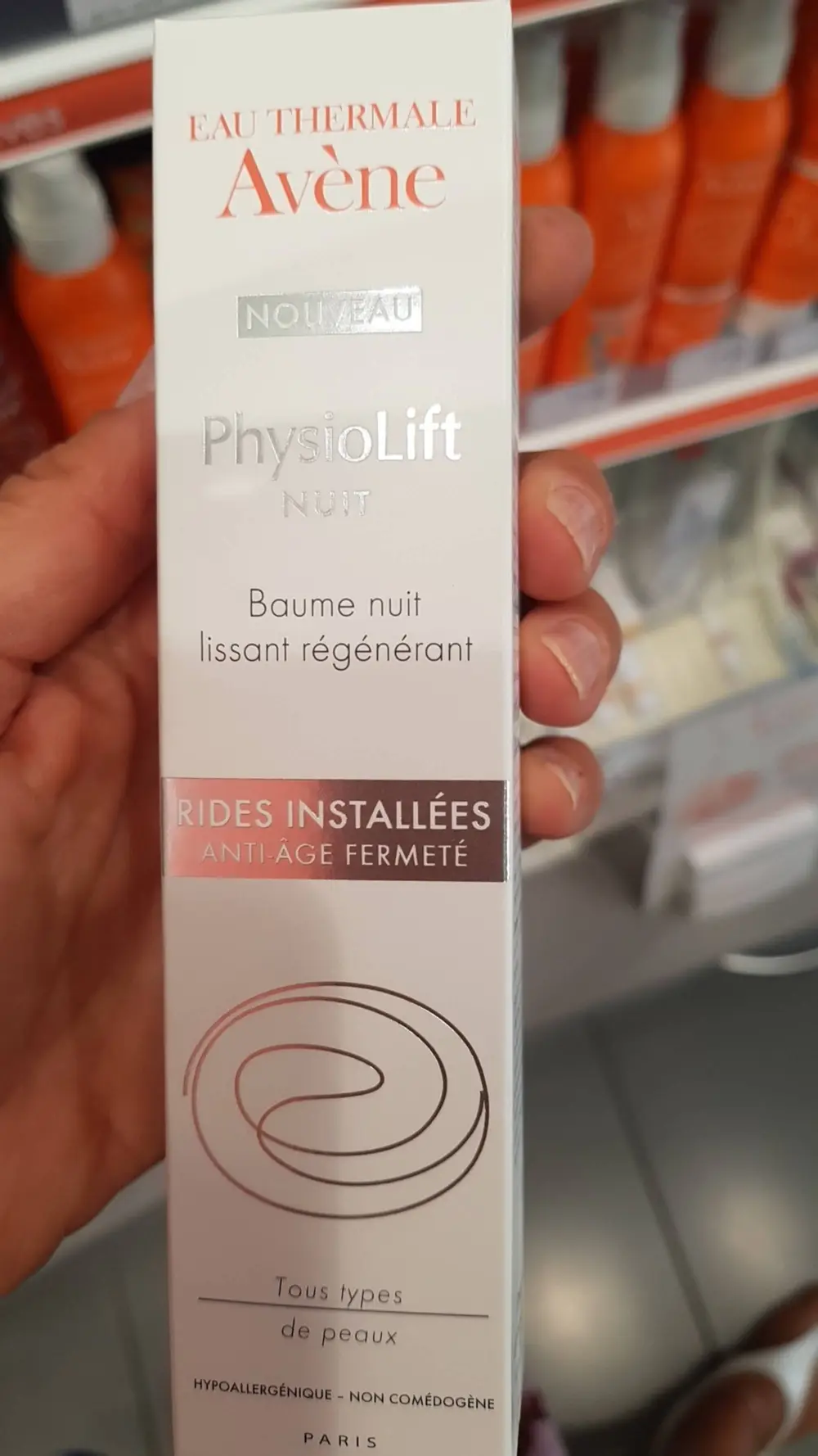 AVÈNE - Physiolift nuit - Baume nuit lissant régénérant