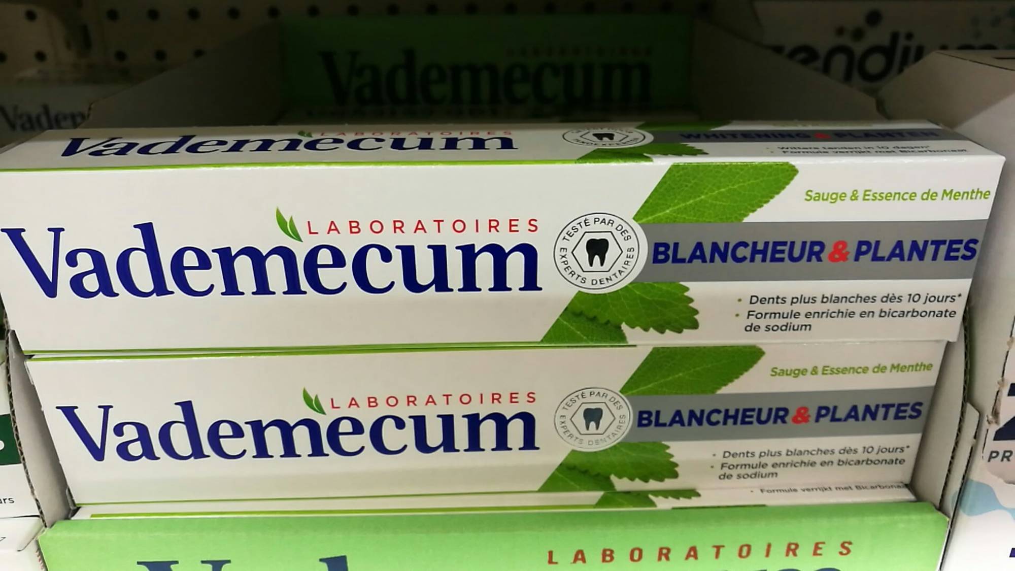 VADEMECUM - Dentifrice blancheur & plantes