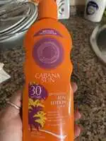 CABANA SUN - Protective sun lotion spray 30 SPF