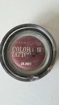 MAYBELLINE NEW YORK - Color tattoo 24h - Fard à paupières gel-crème - 70 metallic pomegranate