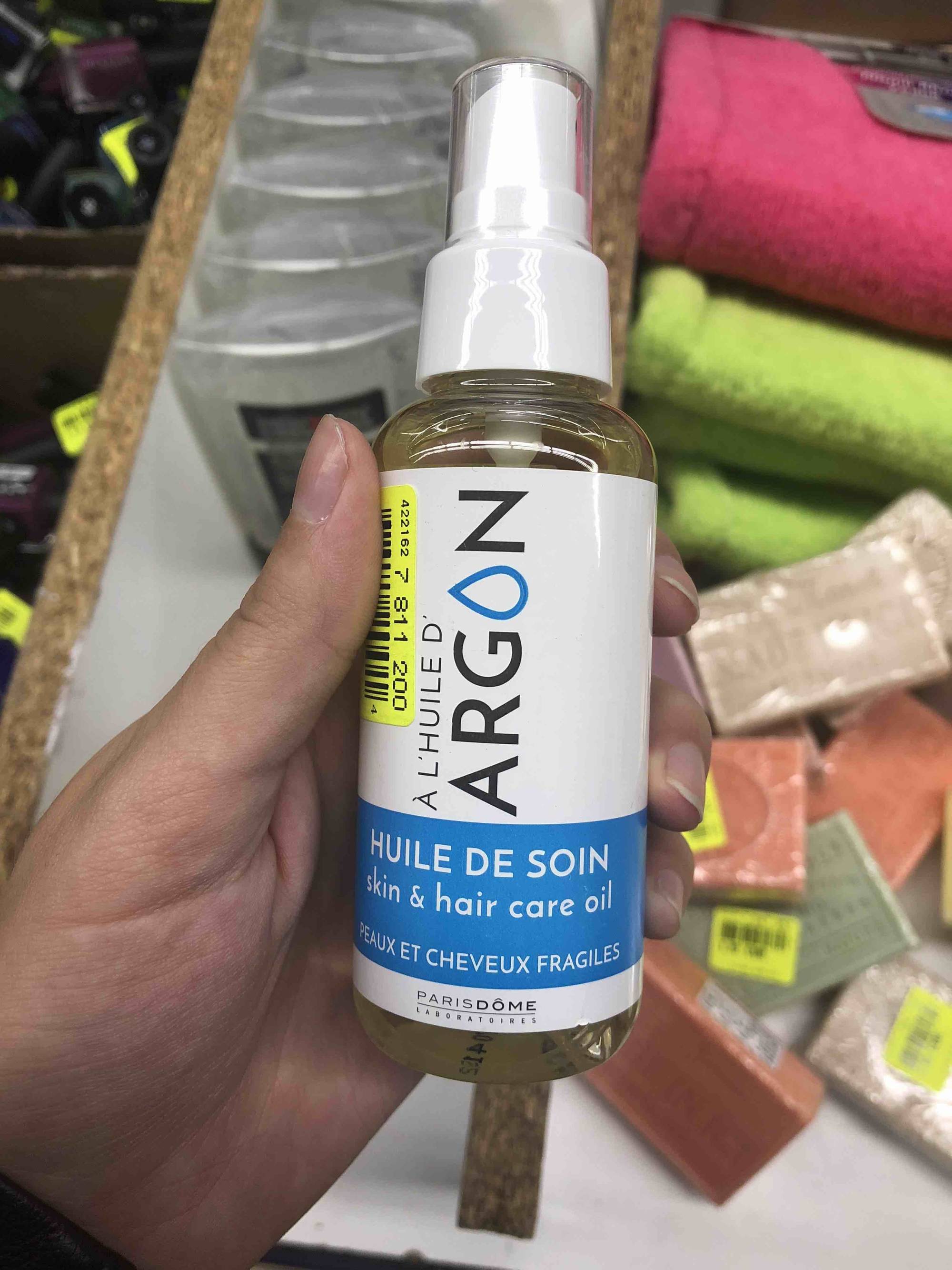 PARIS DÔME - Huile de soin à l'huile d'argan