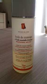 PEGGY SAGE - Huile de massage à l'huile essentielle d'oranger