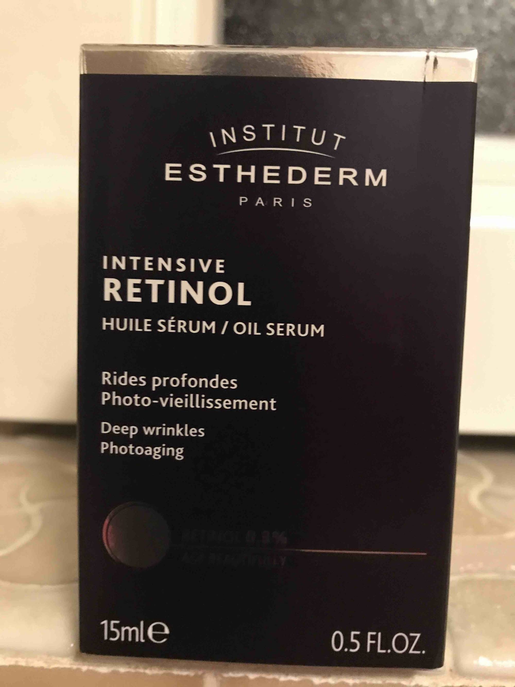 INSTITUT ESTHEDERM - Intensive retinol - Huile sérum 