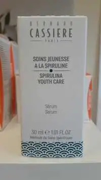 BERNARD CASSIÈRE - Soin jeunesse à la Spiruline - Sérum