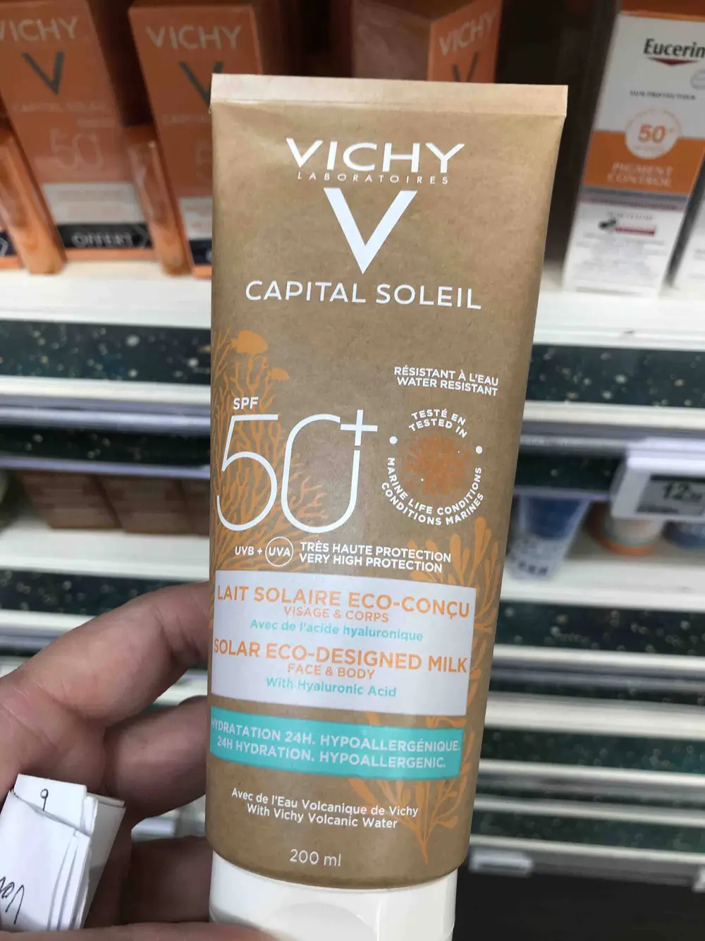 VICHY - Capital soleil - Lait solaire eco-concu SPF 50+