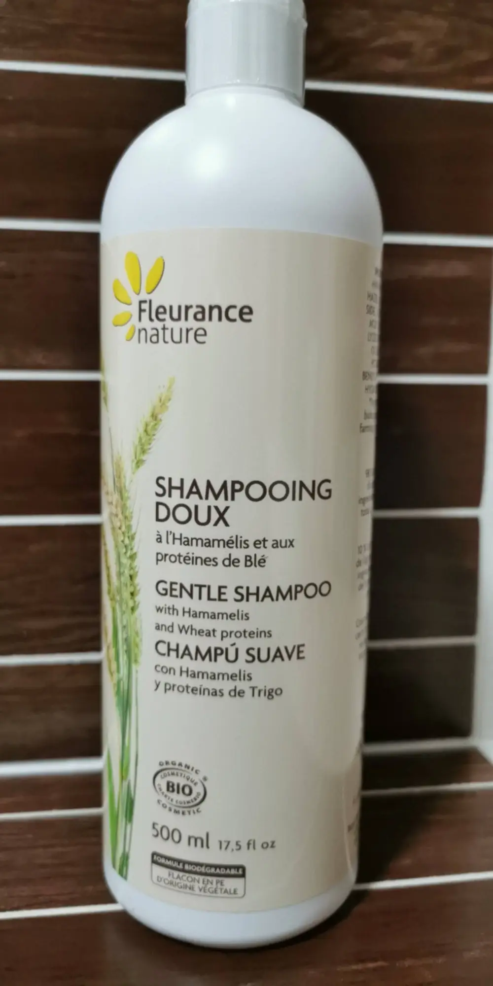 FLEURANCE NATURE - Shampooing doux a l'Hamamelis et aux Protéines de Blé