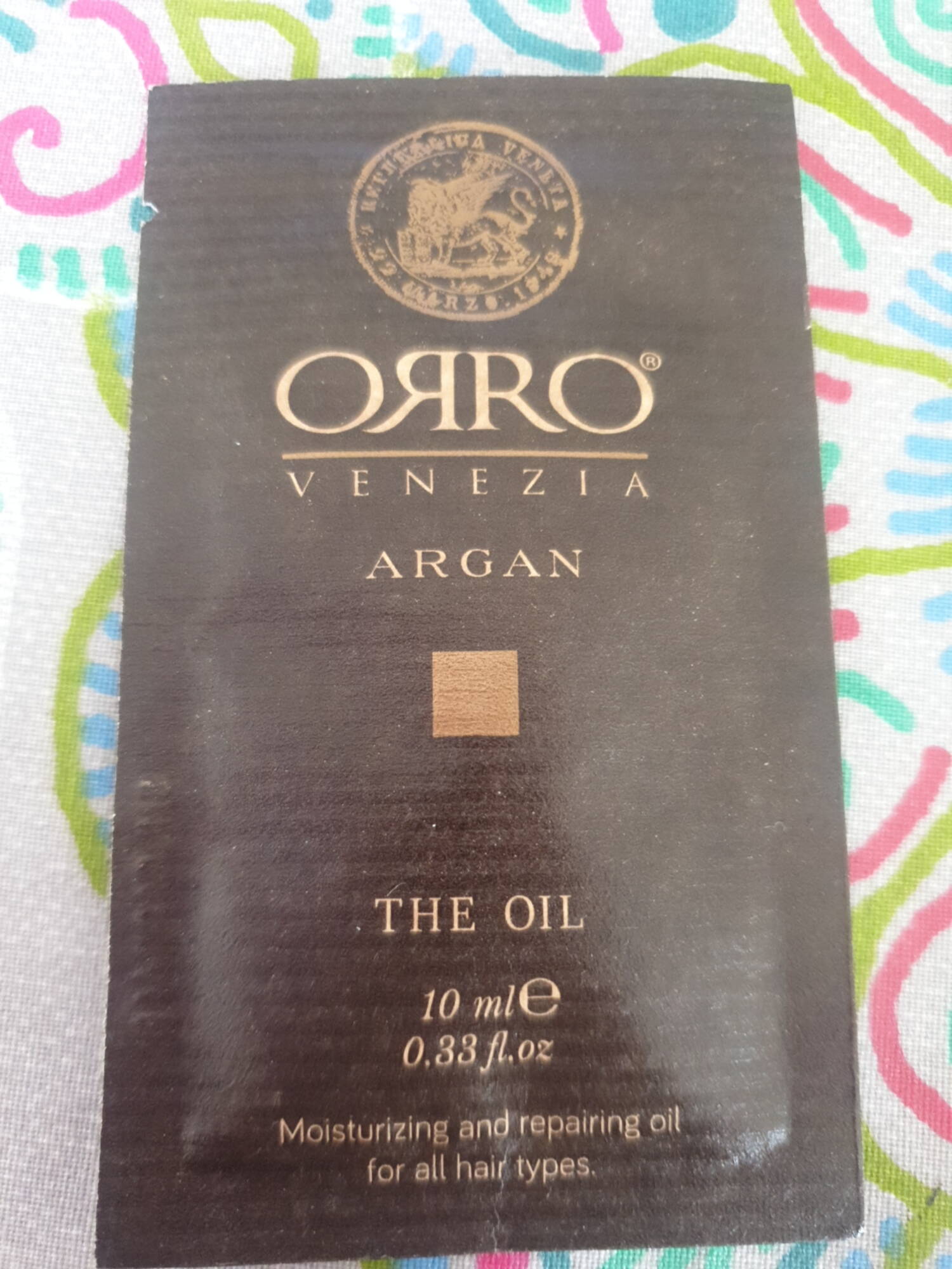 ORRO - The oil - Moisturizing and repairing oil