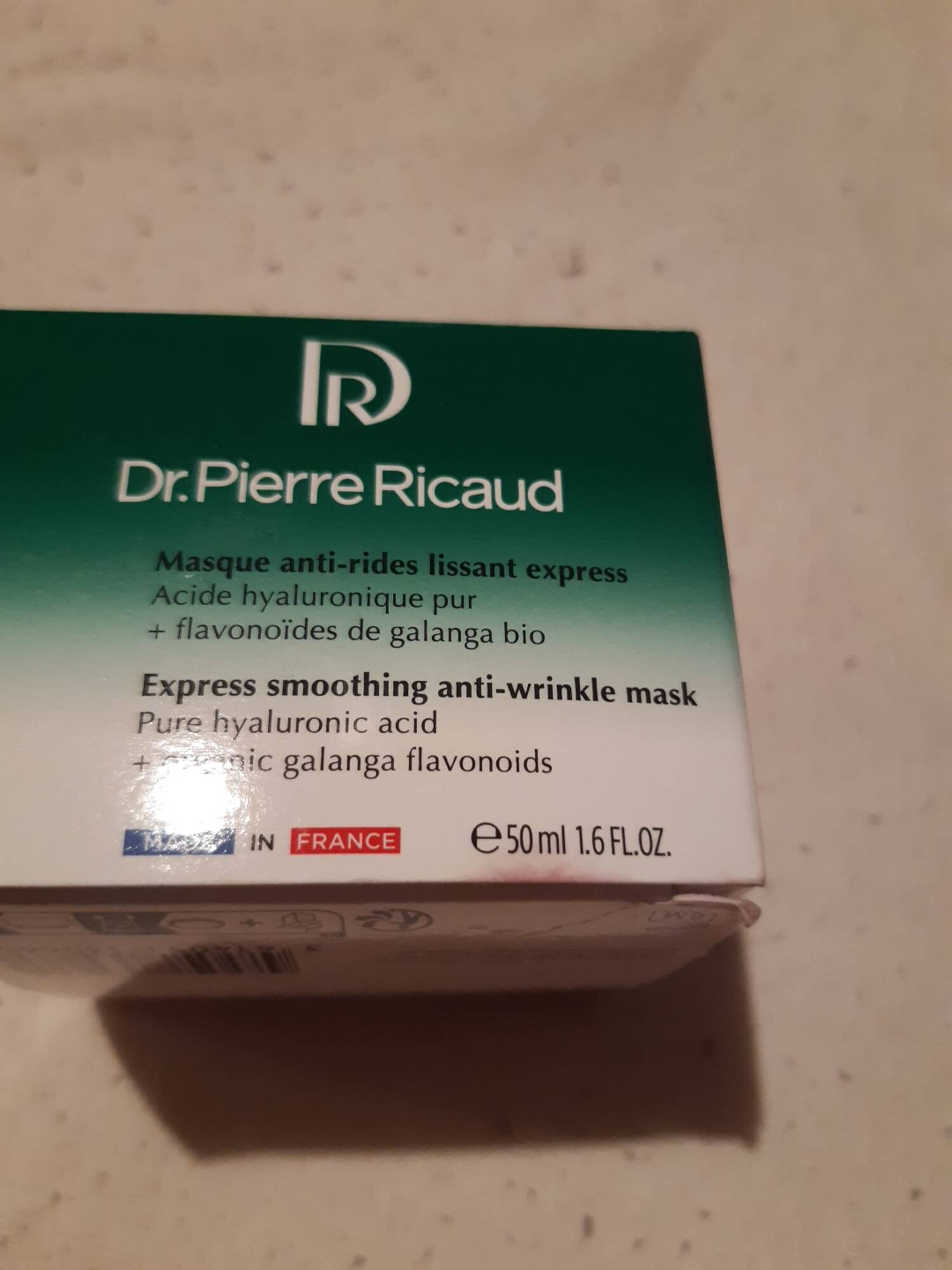 DR PIERRE RICAUD - Masque anti-rides lissant express