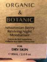 ORGANIC & BOTANIC - Crème de nuit hydratante 
