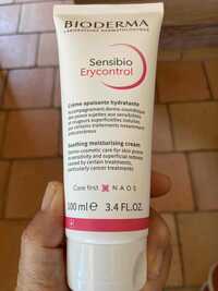 BIODERMA - Sensibio Erycontrol - Crème apaisante hydratante