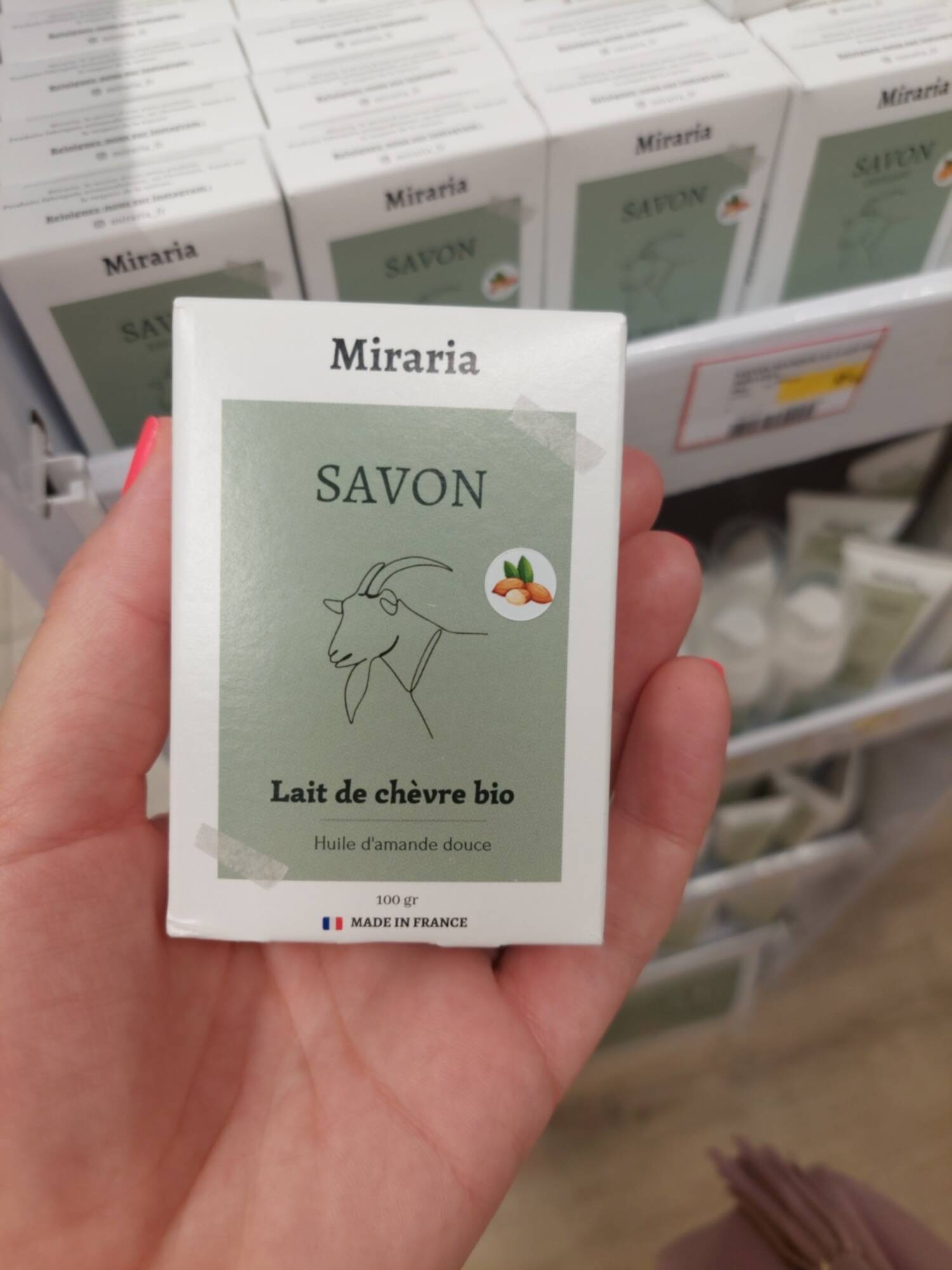 MIRARIA - Lait de chèvre bio - Savon