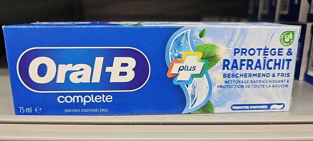 ORAL-B - Dentifrice doux pour l'émail