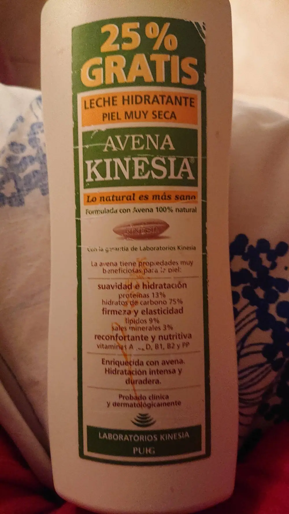 AVENA KINESIA - Piel muy seca - Leche hidratante