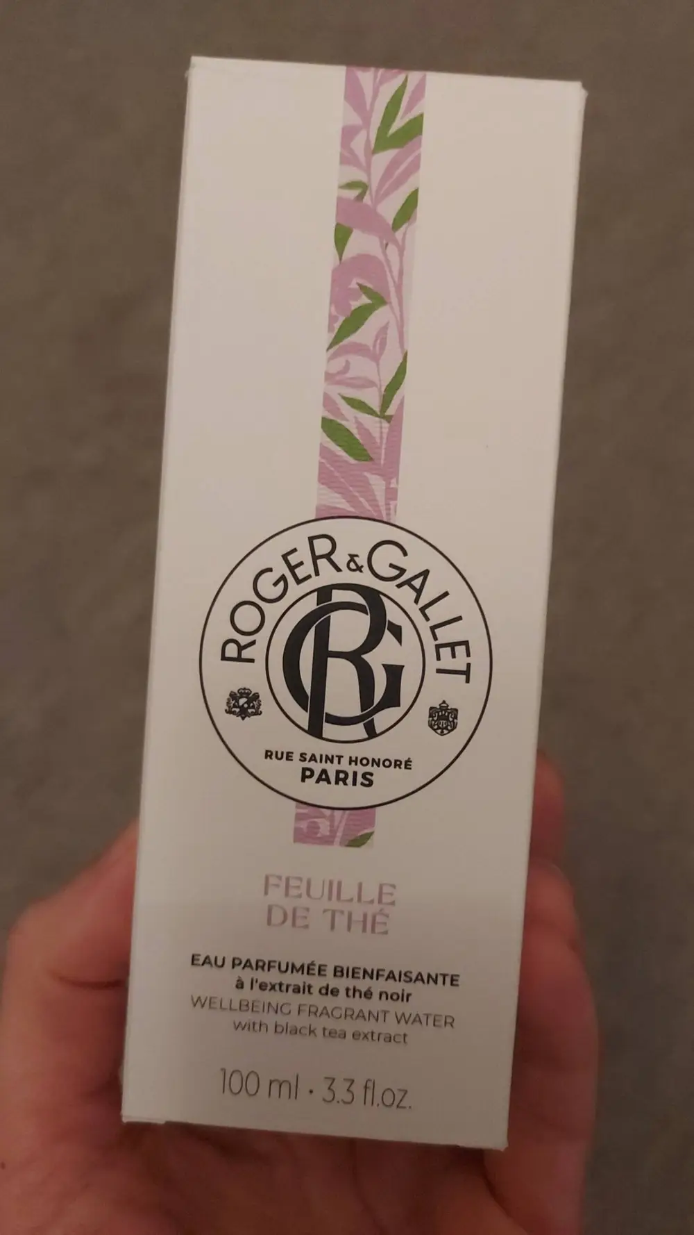 ROGER & GALLET - Feuille de thé - Eau parfumée bienfaisante