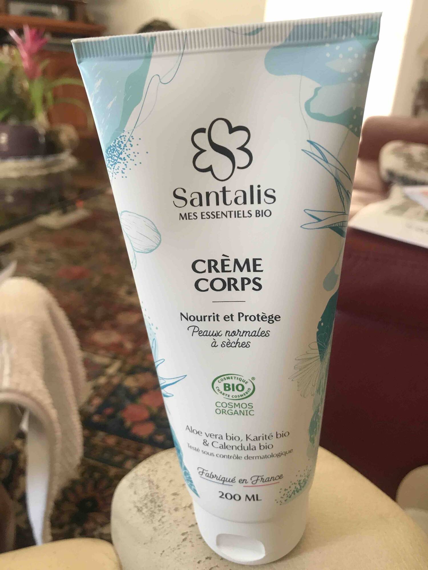 SANTALIS - Crème corps bio - Nourrit et protège