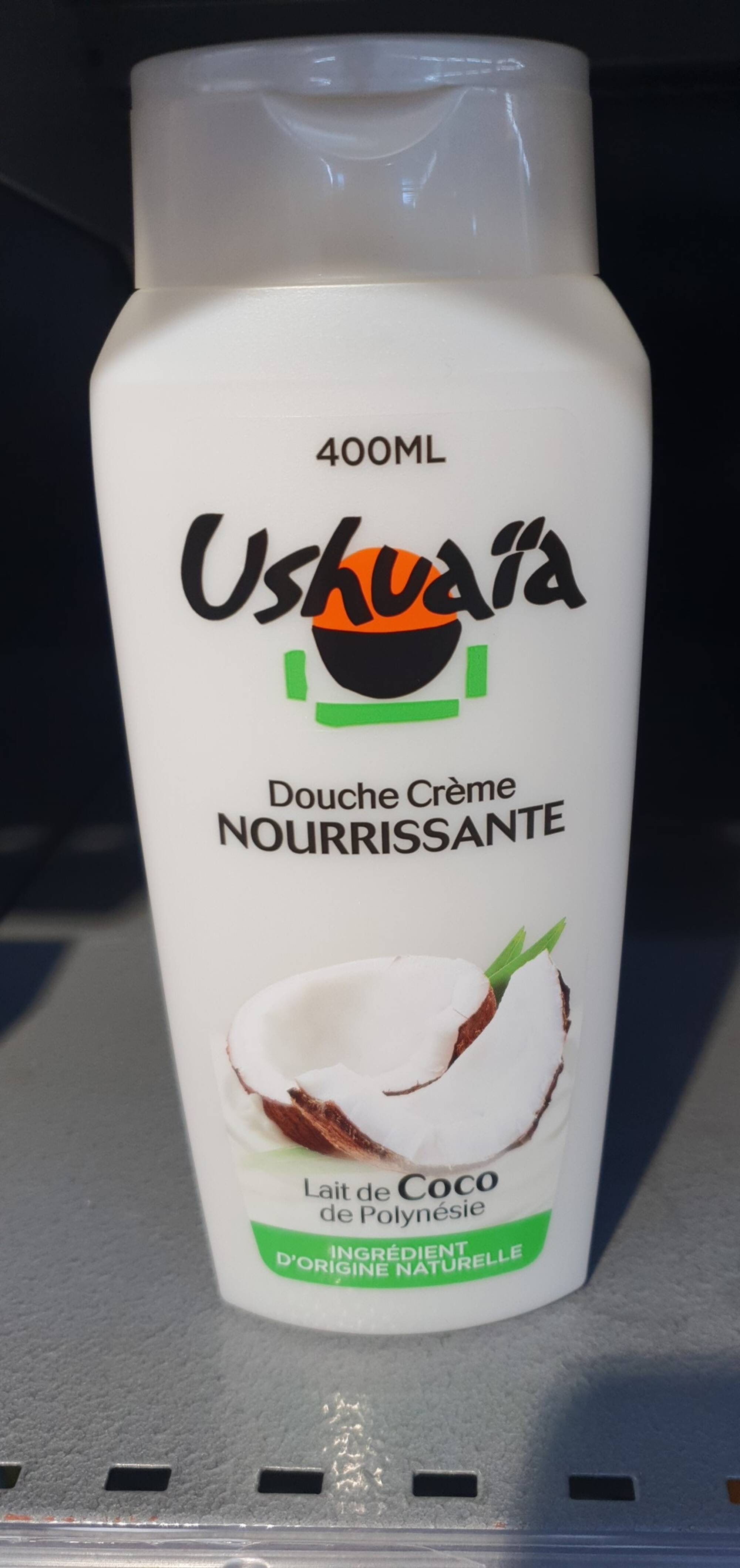 USHUAÏA -  Douche crème nourrissante lait de coco de Polynésie