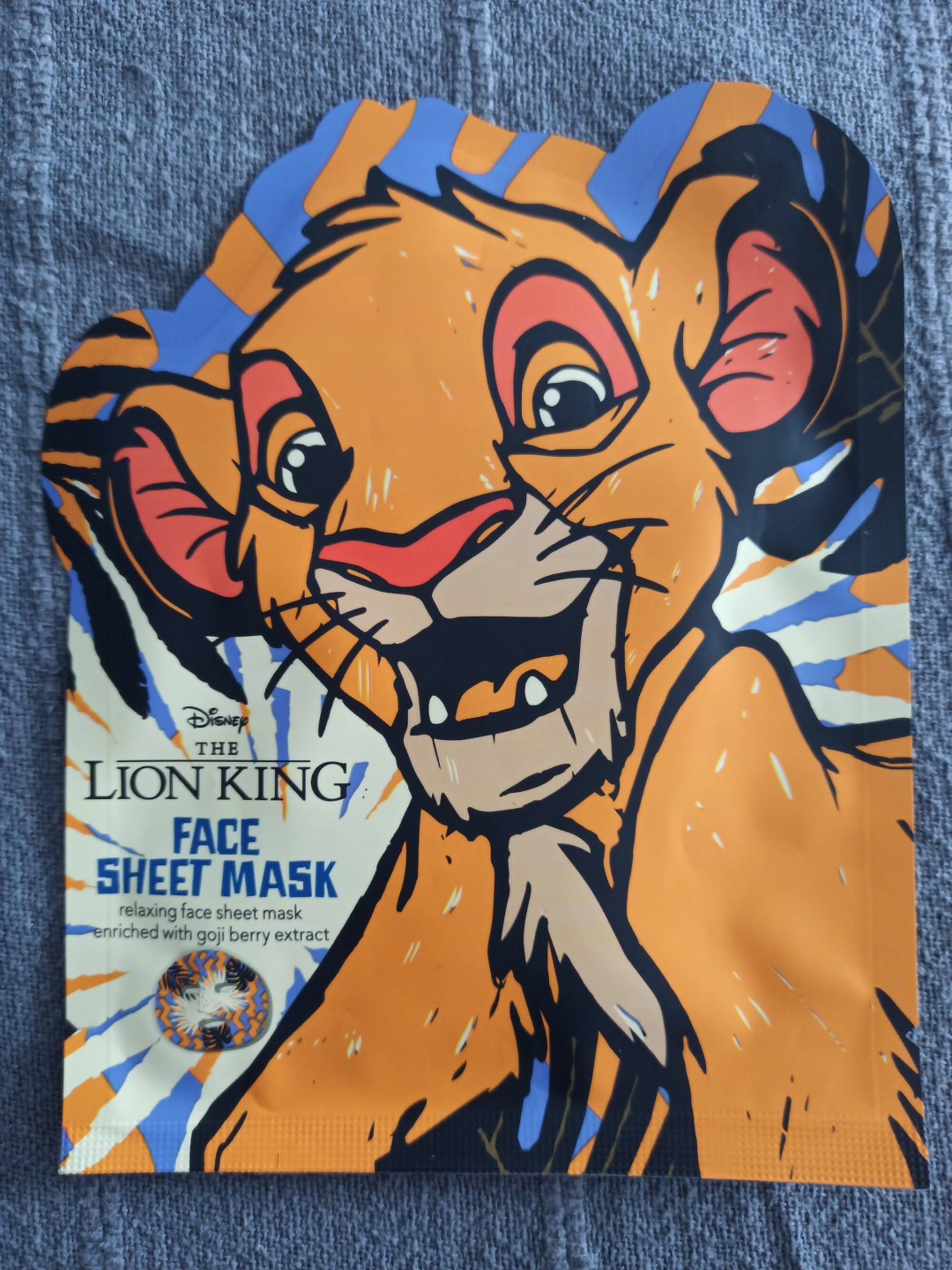 DISNEY - The lion king - Face sheet mask