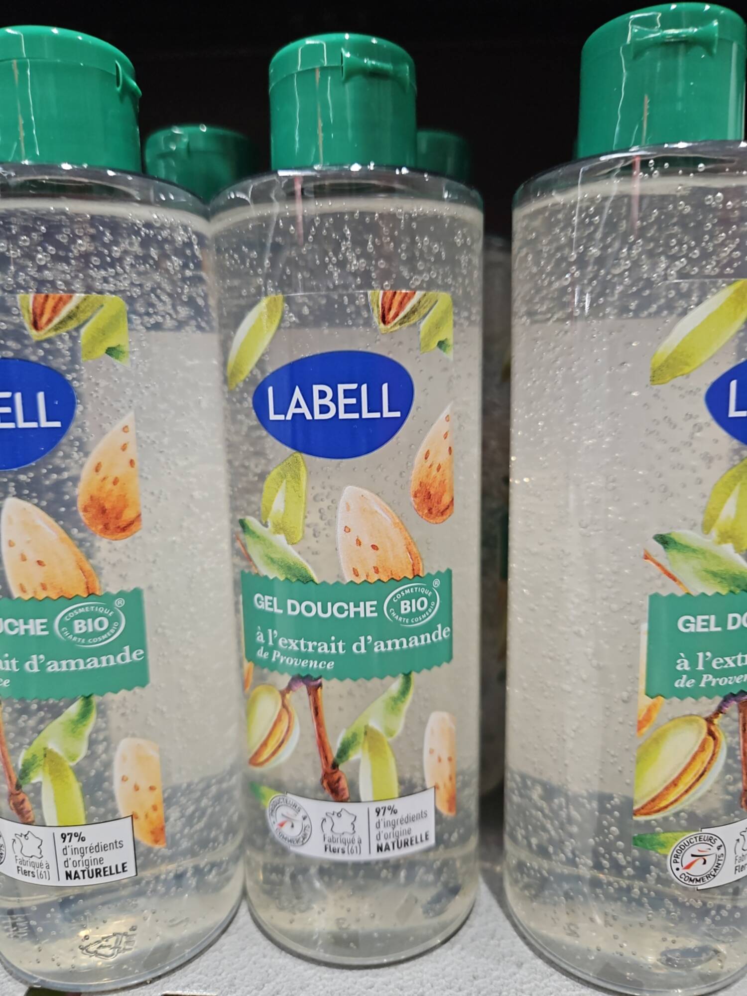 LABELL - Gel douche à l'extrait d'amande de Provence