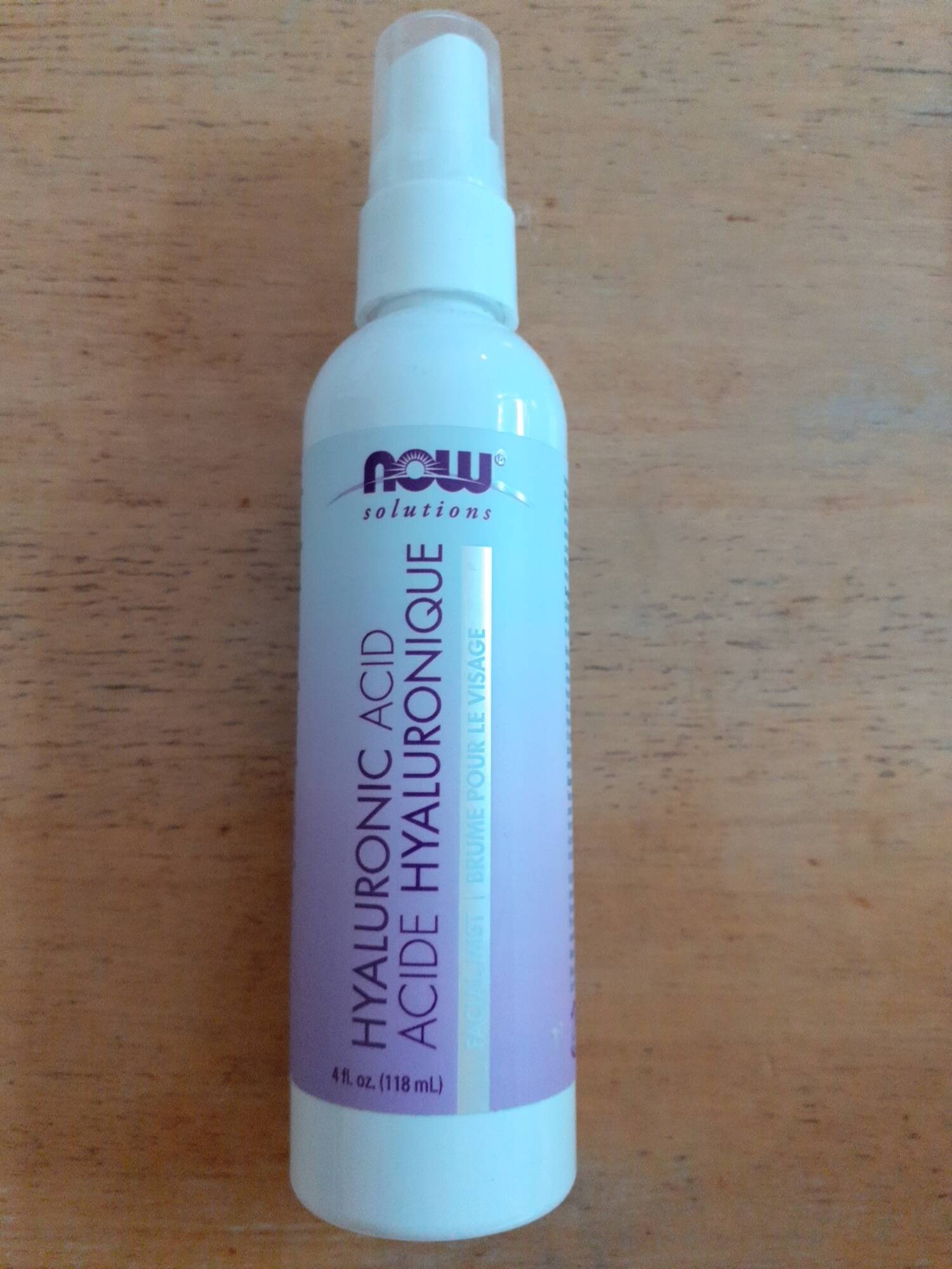 NOW SOLUTIONS - Brume pour le visage acide hyaluronique