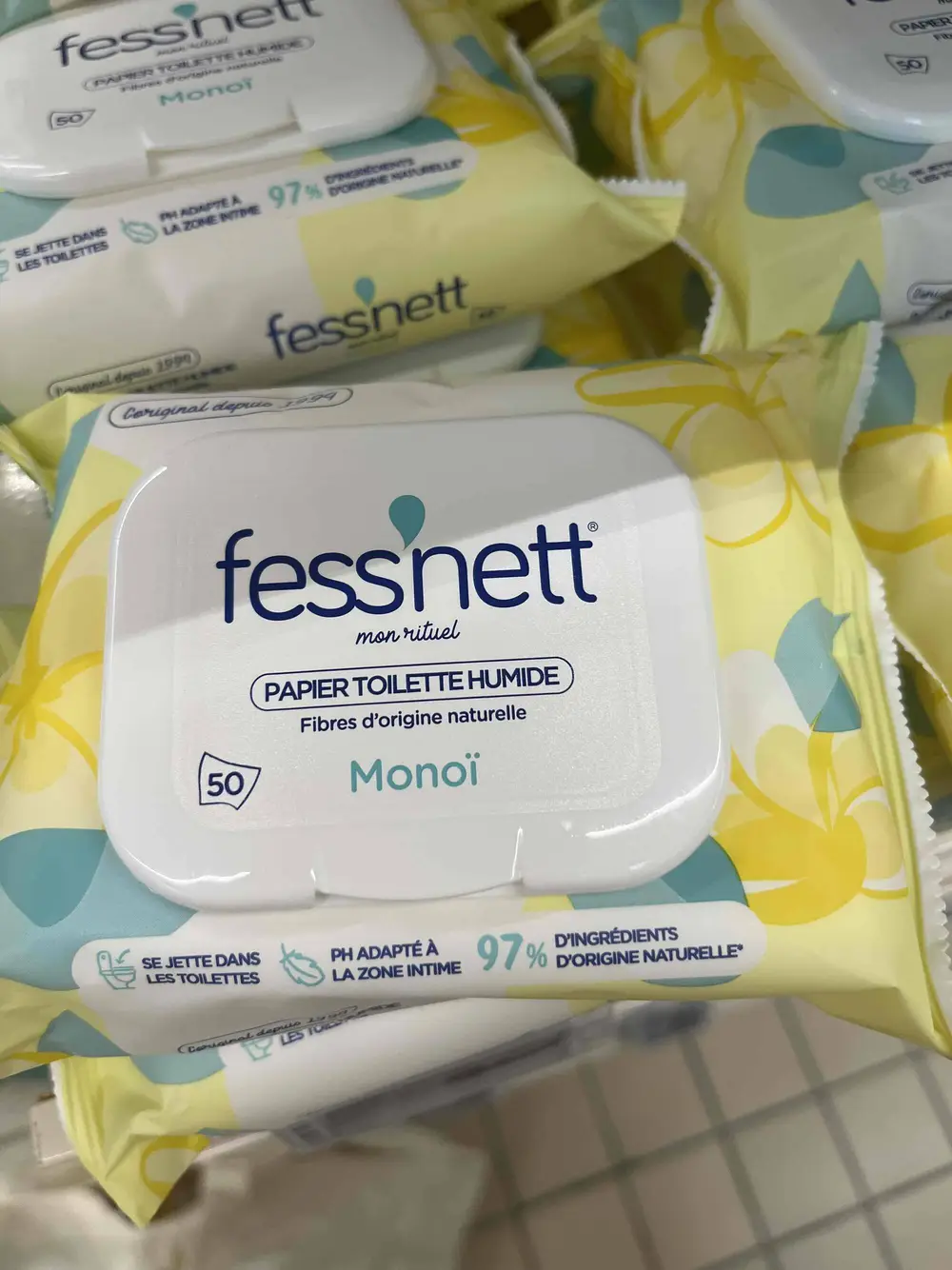 FESSNETT - Monoï - Papier toilette humide