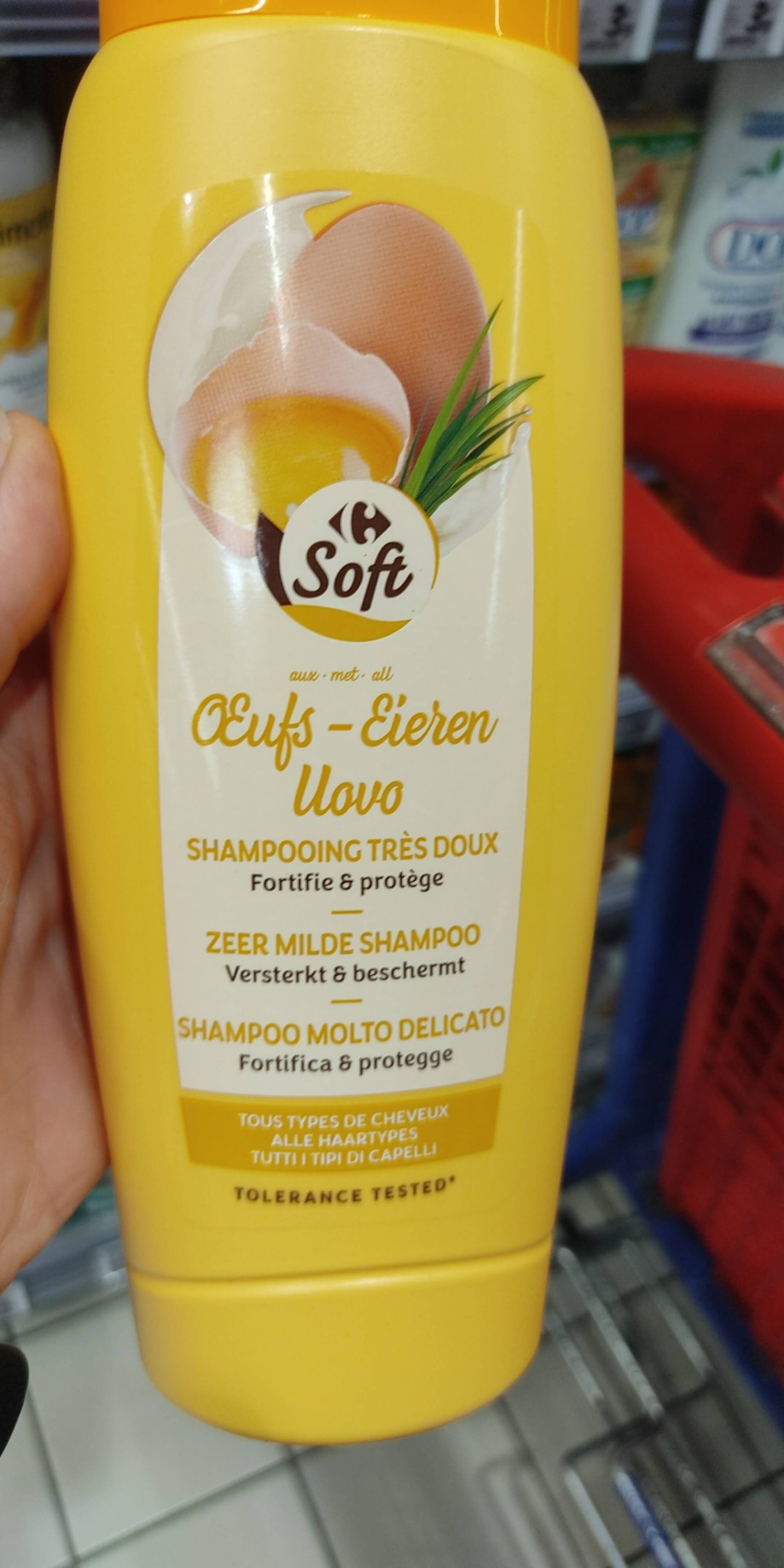 CARREFOUR - Shampooing très doux aux oeufs