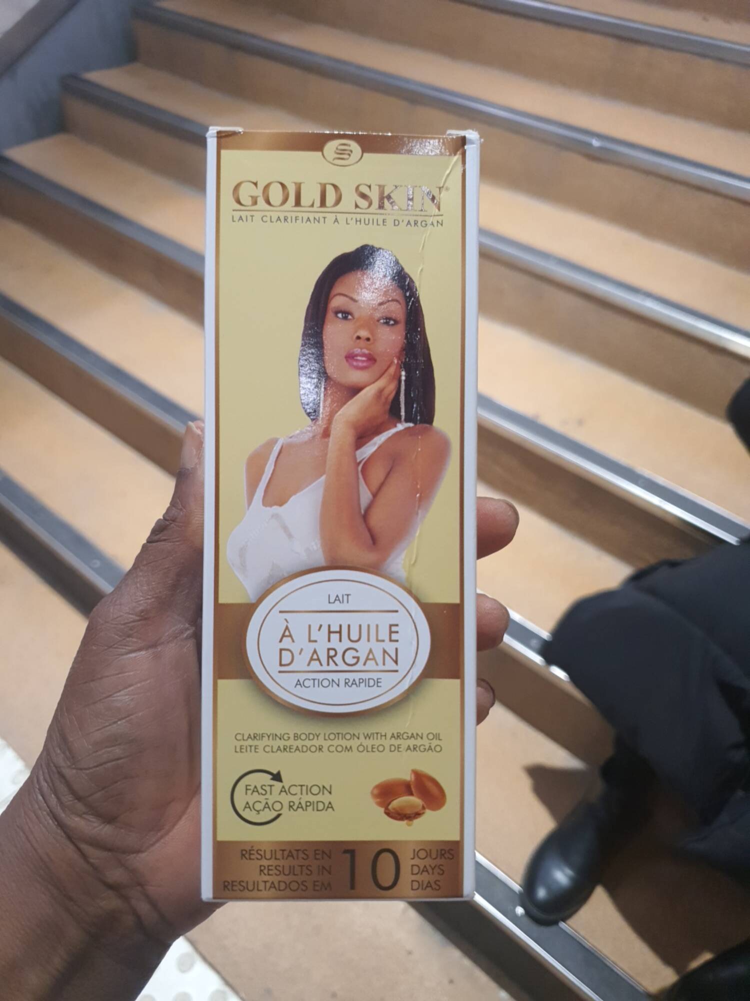 GOLD SKIN - Lait clarifiant à l'huile d'argan