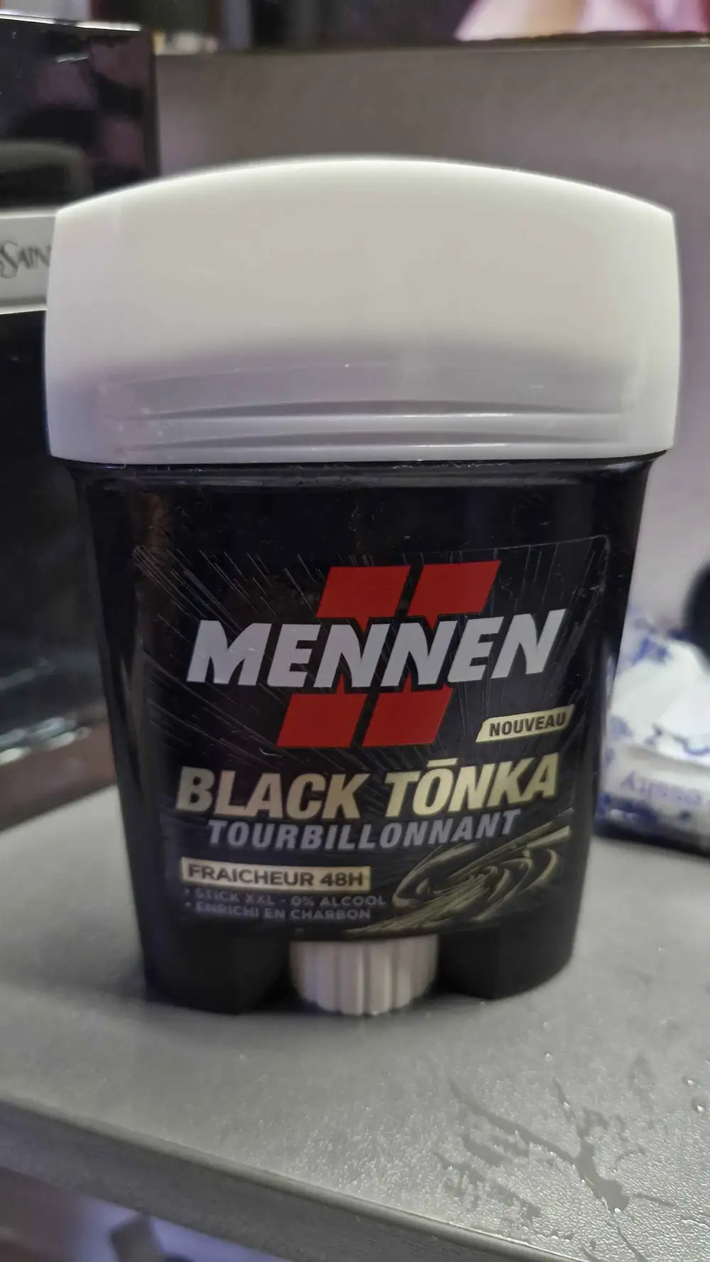 MENNEN - Black tonka tourbillonnant - Stick déodorant 48h