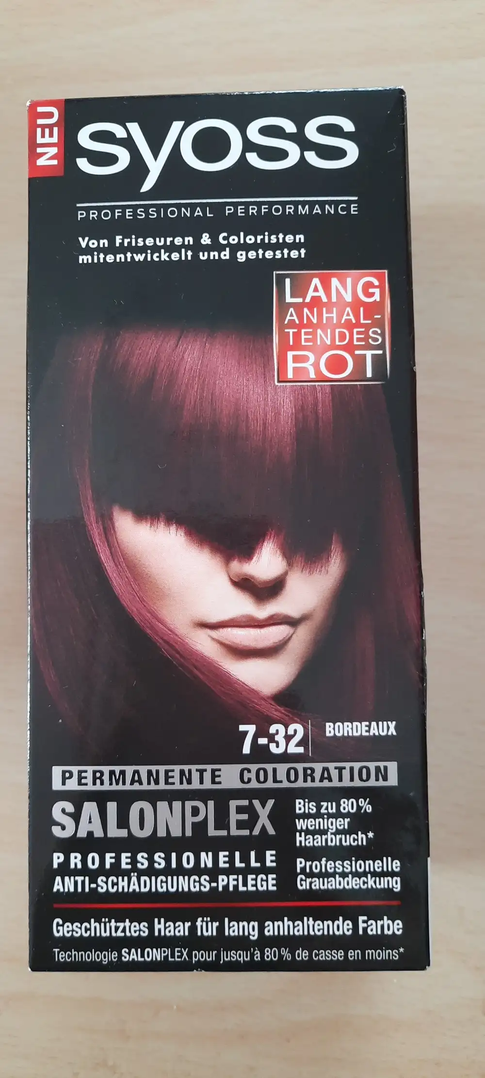 SYOSS - Permanente coloration 7-32 bordeaux