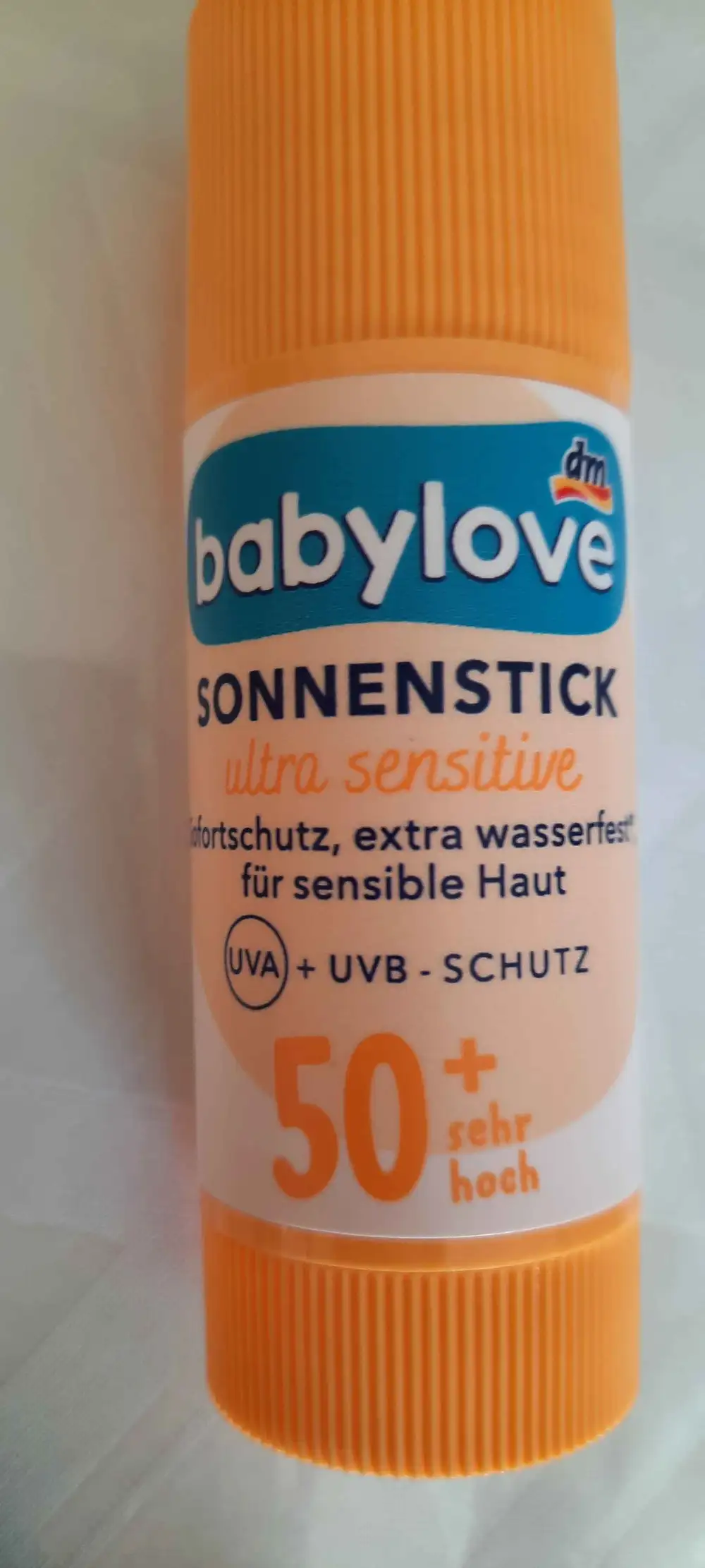 BABYLOVE - Sonnenstick ultra sensitive SPF 50+