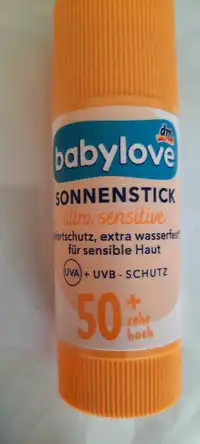 BABYLOVE - Sonnenstick ultra sensitive SPF 50+
