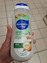 MONSAVON - Amande douce et lait - Crème de douche surgras