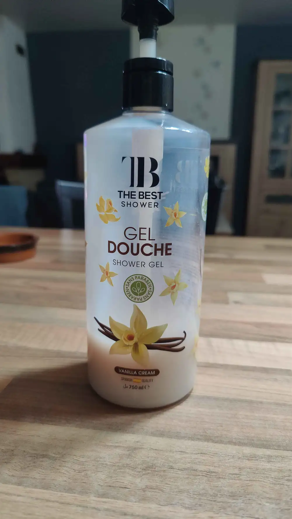 THE BEST SHOWER - Gel douche vanilla cream 