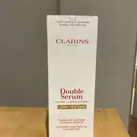 CLARINS - Double sérum traitement complet jeunesse intensif