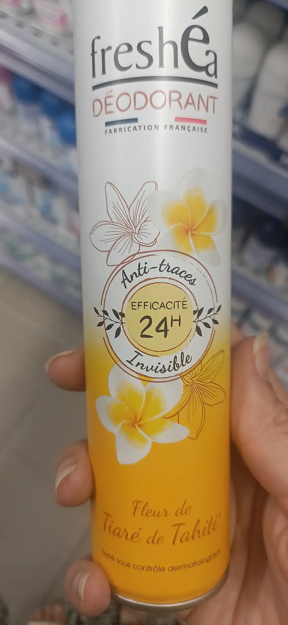 FRESHÉA - Déodorant au fleur de tiaré de Tahiti 24h