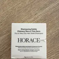HORACE - Shampooing solide cheveux secs à très secs