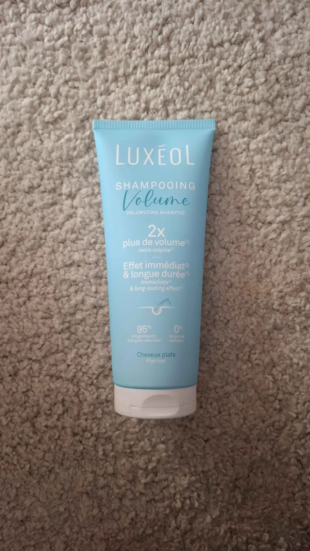 LUXÉOL - Shampooing volume cheveux plats 