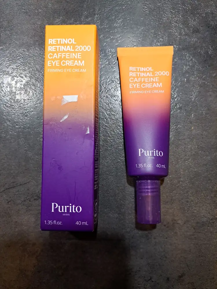 PURITO - Retinol retinal 2000 caffeine eye cream 