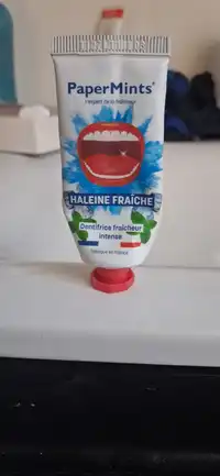 PAPER MINTS - Dentifrice fraîcheur intense haleine fraîche