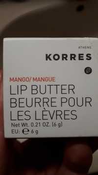 KORRES - Mangue - Beurre pour les lèvres