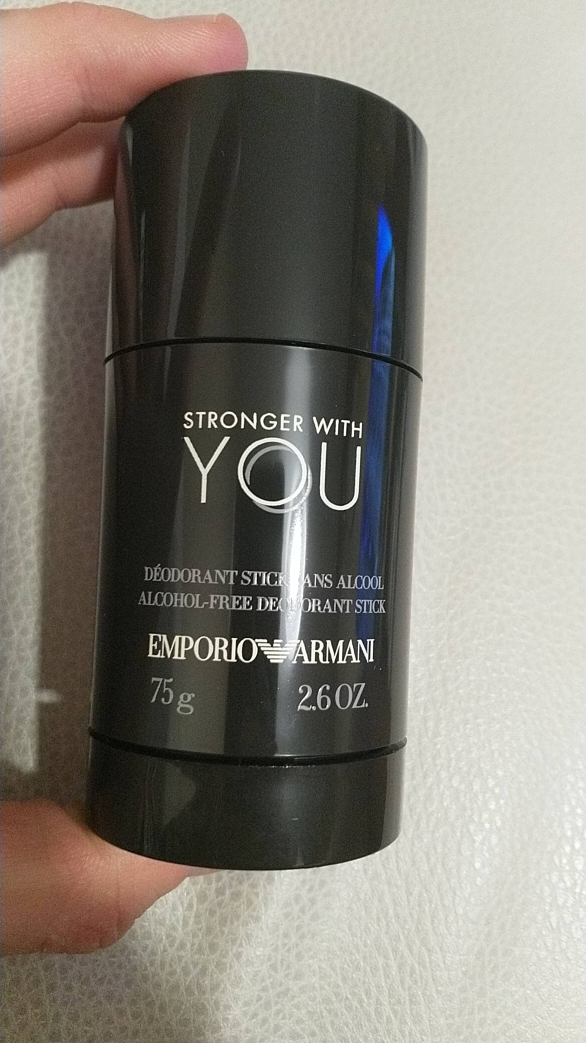 EMPORIO ARMANI - Stronger with you - Déodorant stick sans alcool
